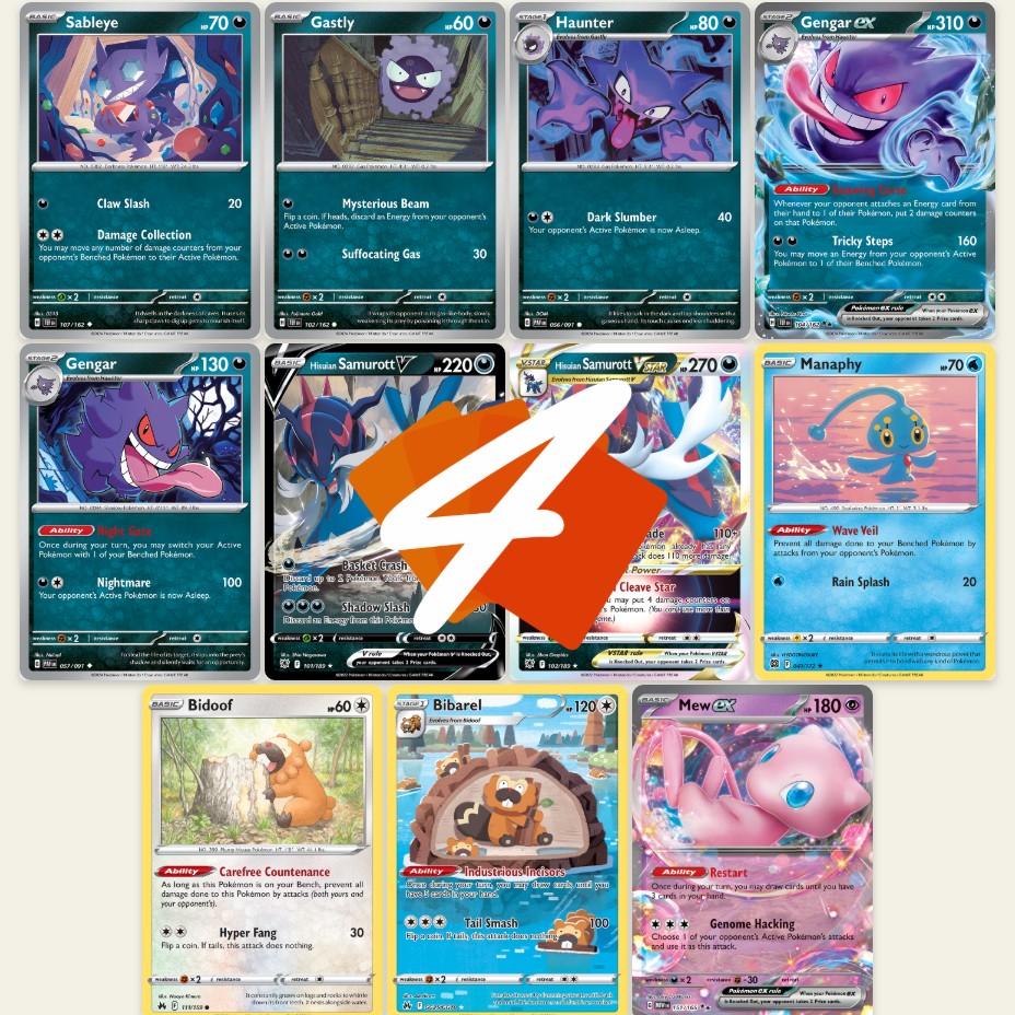 GENGAR ex : Remove Their Energy, Damaged When Re-Attached! PTCGL Gameplay (Pokémon TEMPORAL FORCES)